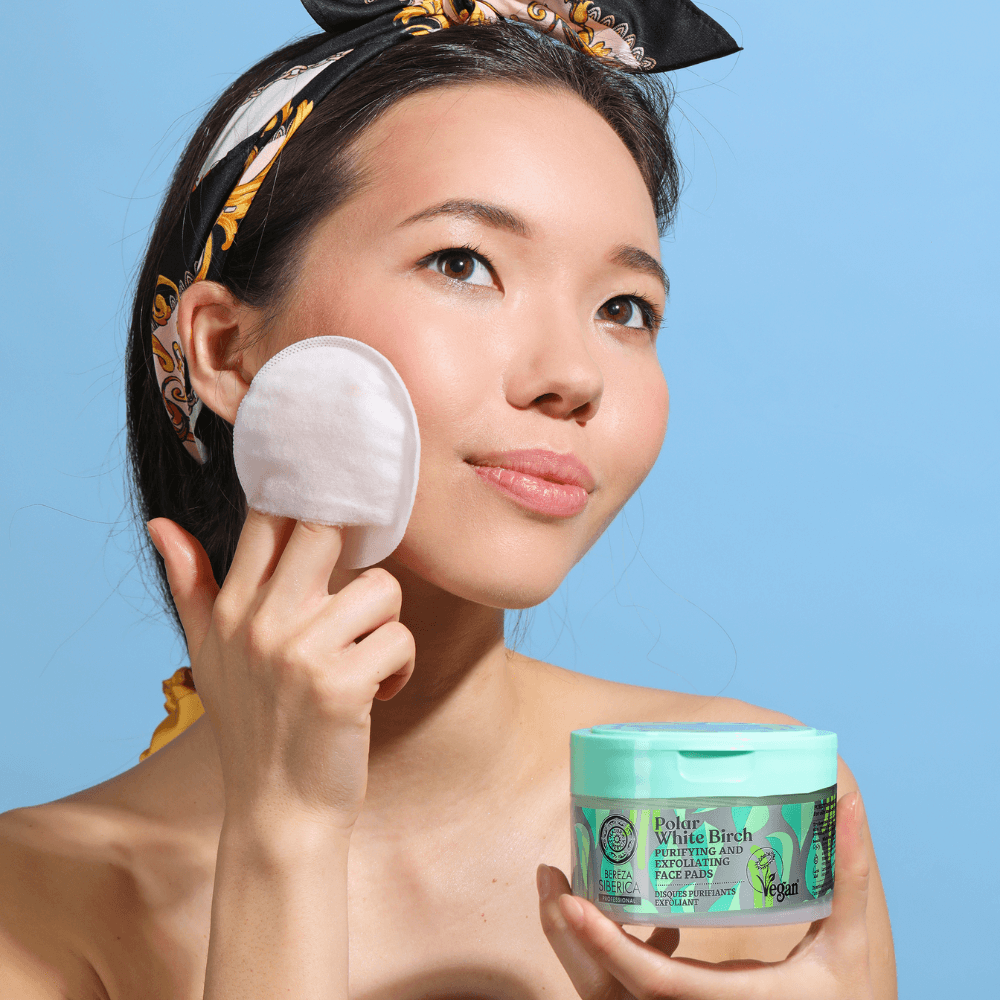 Polar White Birch Purifying and exfoliating face pads أقراص التقشير و النضارة