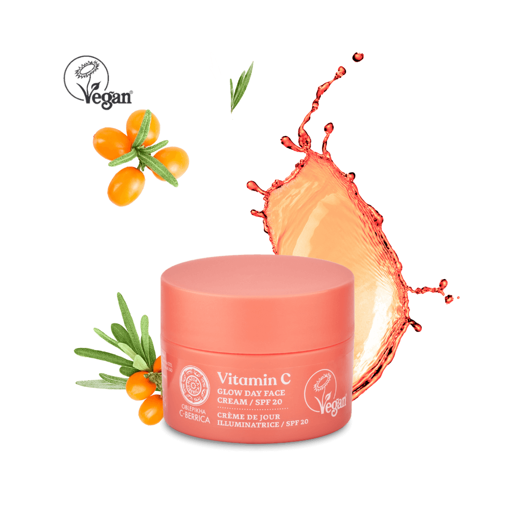 Vitamin C Glow Day Face Cream كريم فيتامين سي العضوي للنضارة