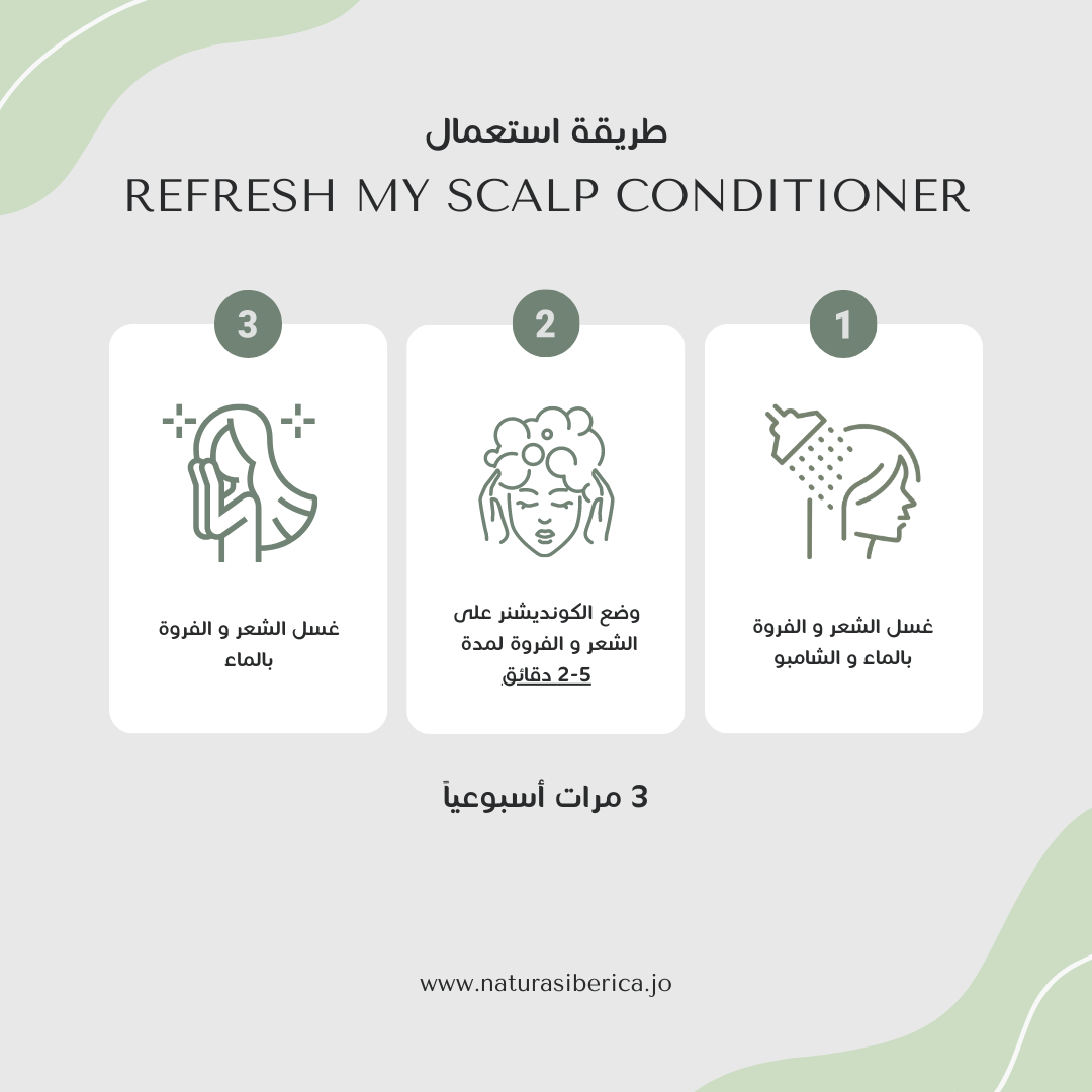 آيس - كوندشنر مرطب و منعش ICE by NATURA SIBERICA Refresh My Scalp Conditioner, 250 ml