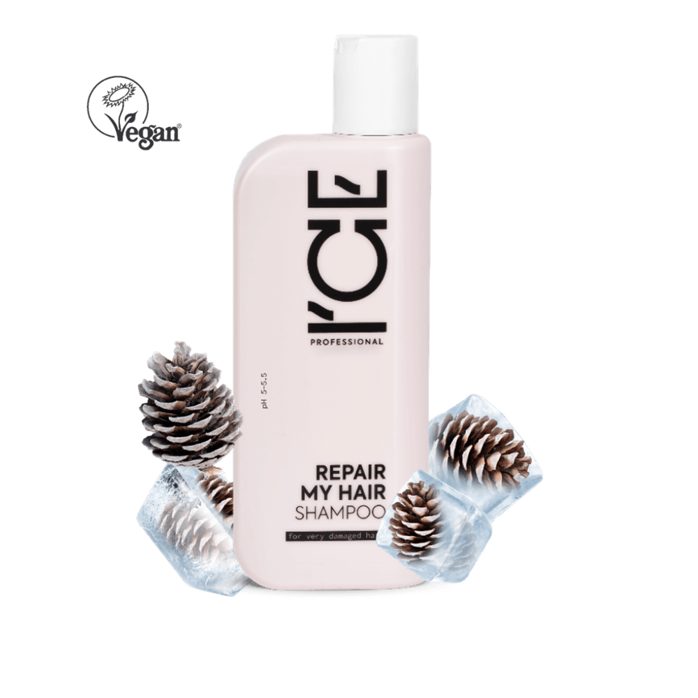 ICE by NATURA SIBERICA. Repair My Hair Shampoo شامبو اصلاح الشعر التالف