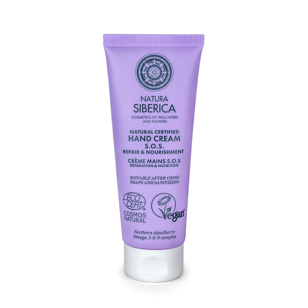 Natura Siberica - Natural Certified Hand Cream - S.O.S. Repair & Nourishment, 75 ml