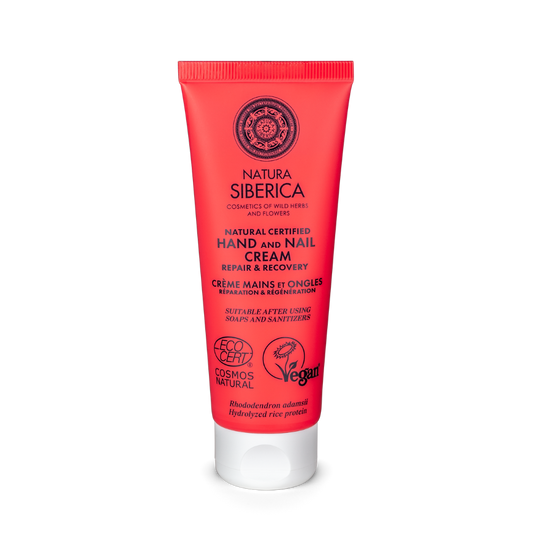Natura Siberica Natural Certified Hand and Nail Cream - Repair & Recovery, 75 ml