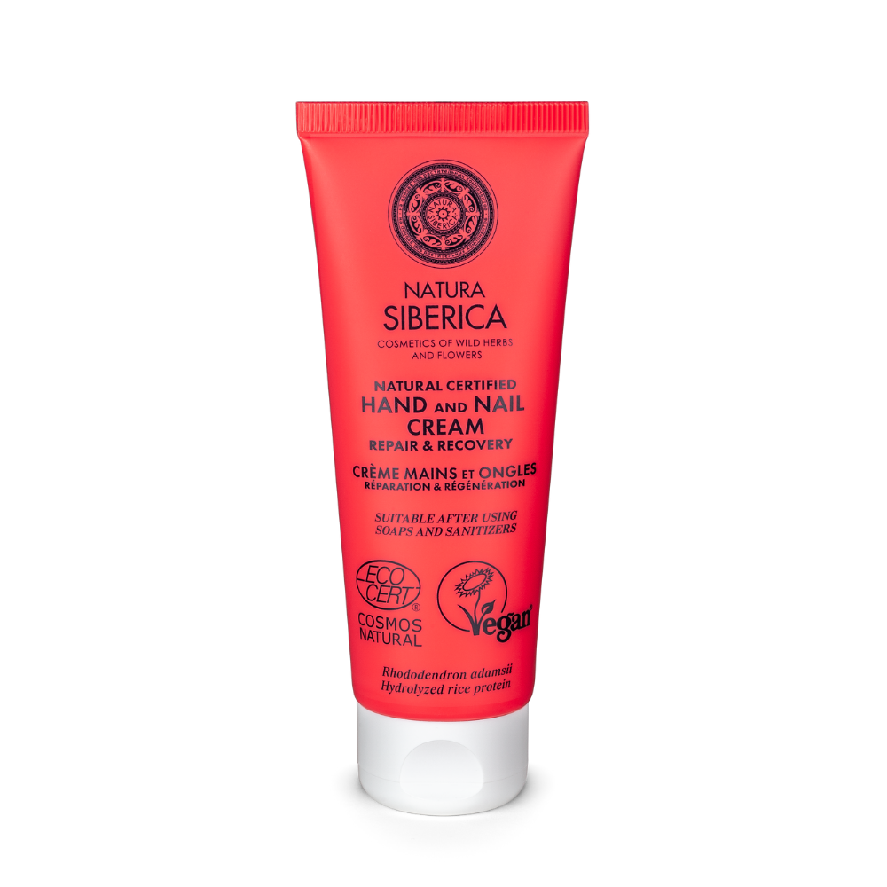 Natura Siberica Natural Certified Hand and Nail Cream - Repair & Recovery, 75 ml