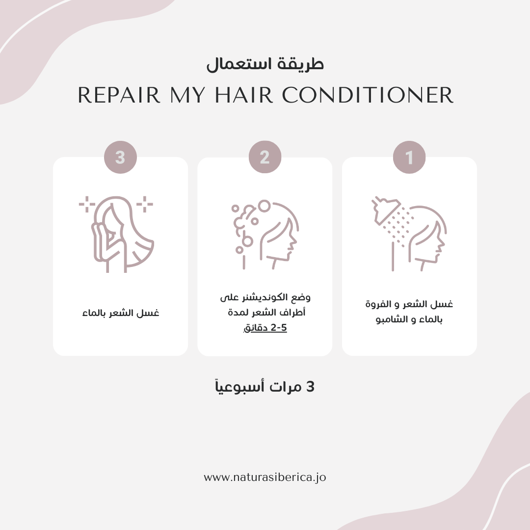 آيس - كوندشنر اصلاح الشعر التالف ICE by NATURA SIBERICA. Repair My Hair Conditioner, 250 ml