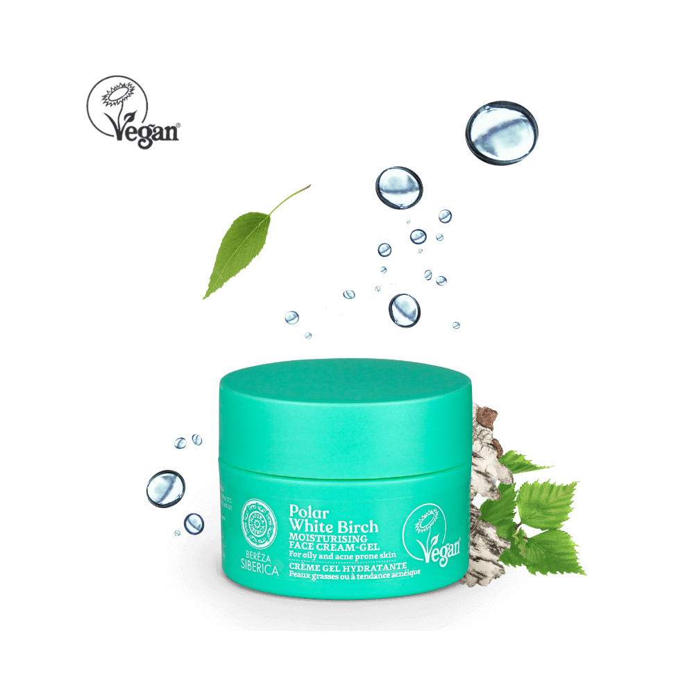 بولار بيرش -  كريم جل مرطب للبشرة الدهنية Polar White Birch - Moisturizing Face Cream-Gel for Oily & Acne Prone Skin, 50 ml