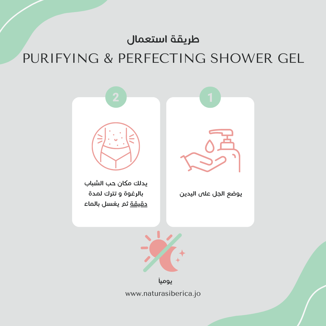 بولار بيرش - شاور جل علاجي لحب الشباب Polar White Birch - Purifying & Perfecting Shower Gel for Oily & Acne Prone Skin, 200 ml