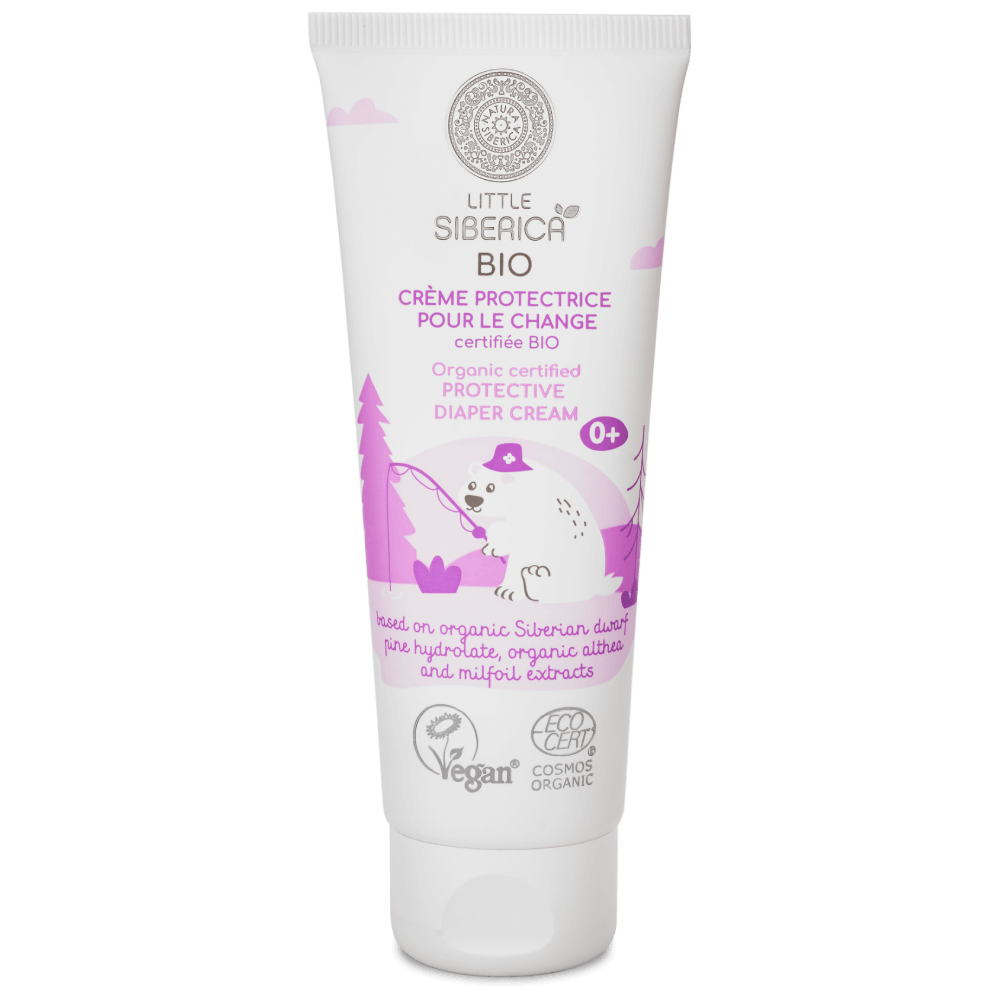 Little Siberica Organic Certified Protective Diaper Cream, 75 ml